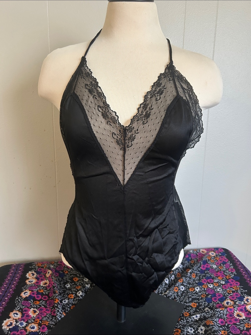 Vintage lingerie bodysuit with union made tags 60’s-70’s